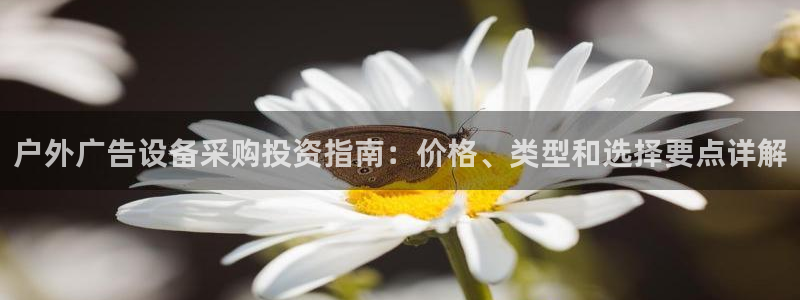 杏宇平台代理怎么样赚钱：户外广告设备采购投资指南：价格、类型和选择要点详解