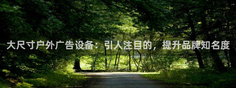 杏宇平台代理怎么赚钱：大尺寸户外广告设备：引人注目的，提升品牌知名度