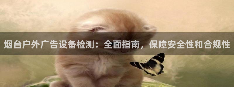 杏宇平台代理怎么赚钱的：烟台户外广告设备检测：全面指南，保障安全性和合规性