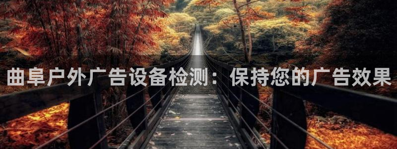 杏宇平台总代理：曲阜户外广告设备检测：保