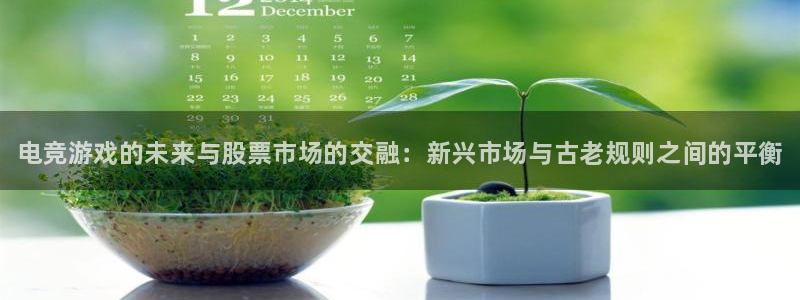 乐竞电竞青训基地怎么样：电竞游戏的未来与股票市场的交融：新兴市场与古老规则之间的平衡