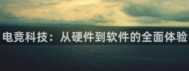 乐竞电竞app官方入口下载：电竞科技：从硬件到软件的全面体验